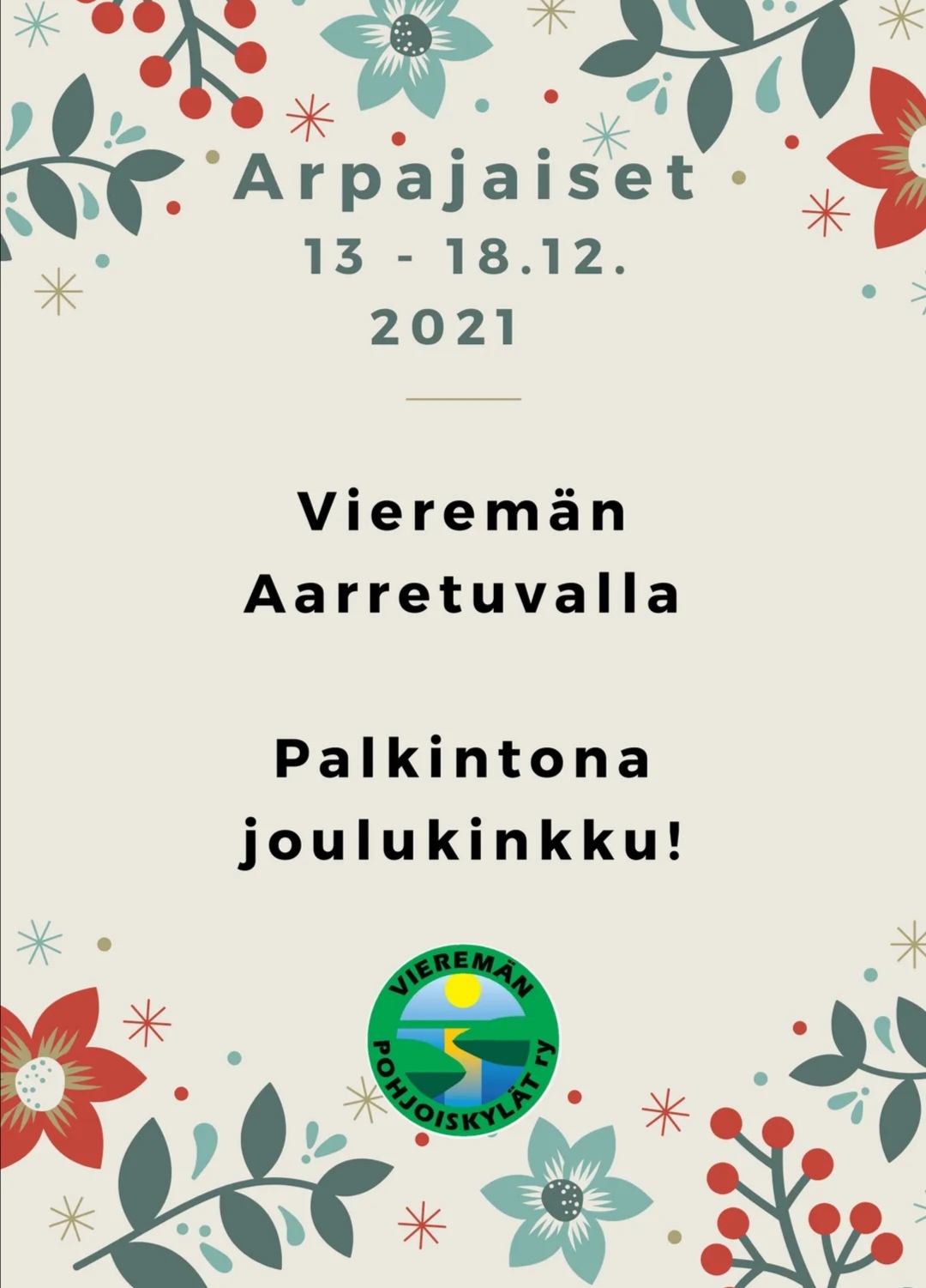 Kinkkuarpajaiset Vieremän Aarretuvalla