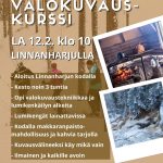 Luontovalokuvausta ja lumikenkäilyä Linnaharjun maisemissa