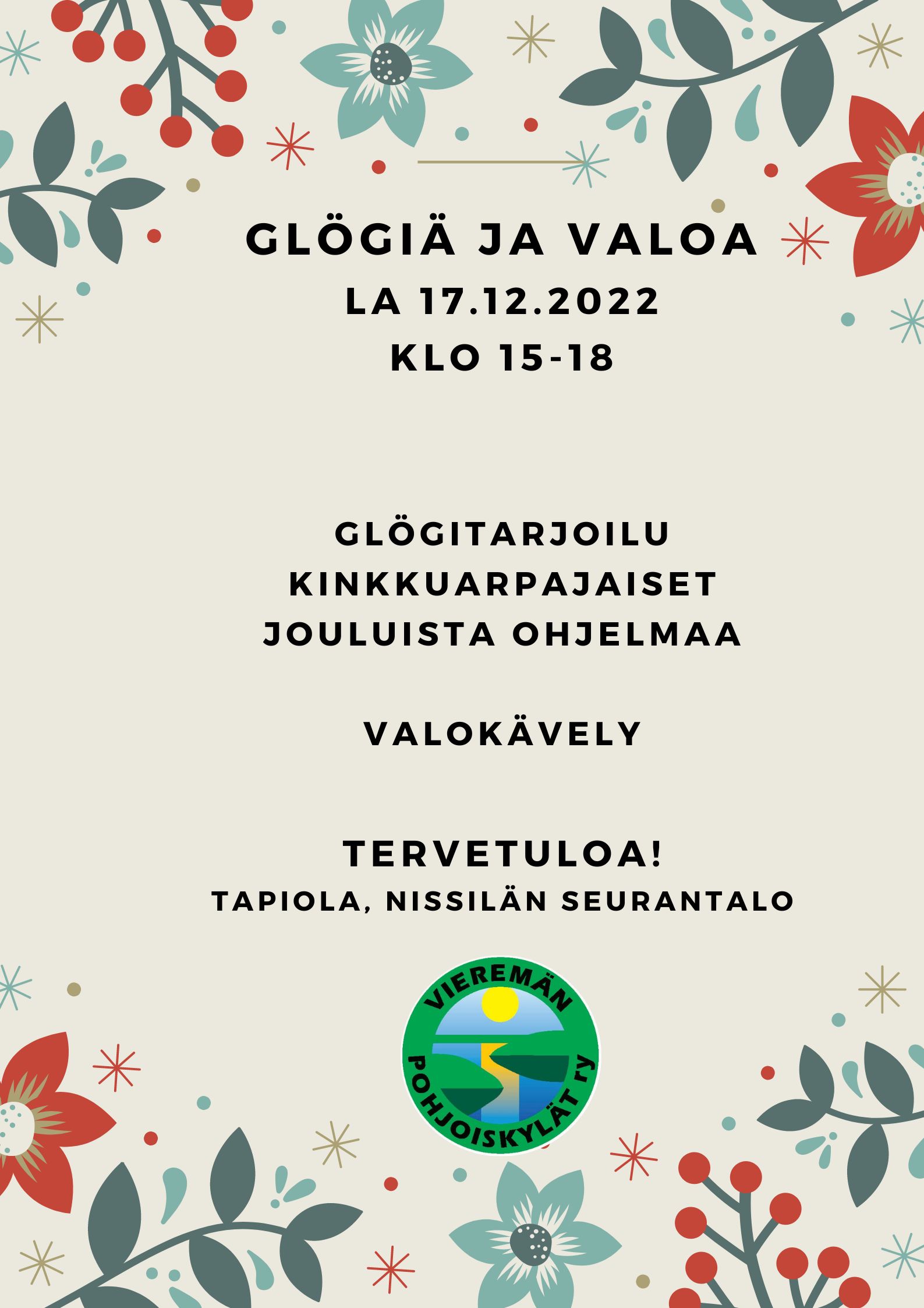 Glögiä ja valoa