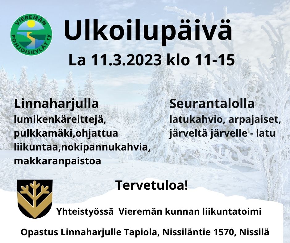 Ulkoilupäivä Vieremän Nissilässä
