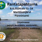 Rantatapahtuma Marttisenjärven Pänninlahdella